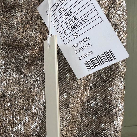 New with tags. Golden sequin mermaid skirt - Picture 6 of 6